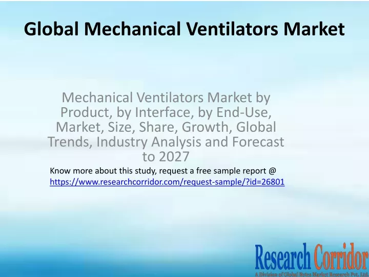 global mechanical ventilators market