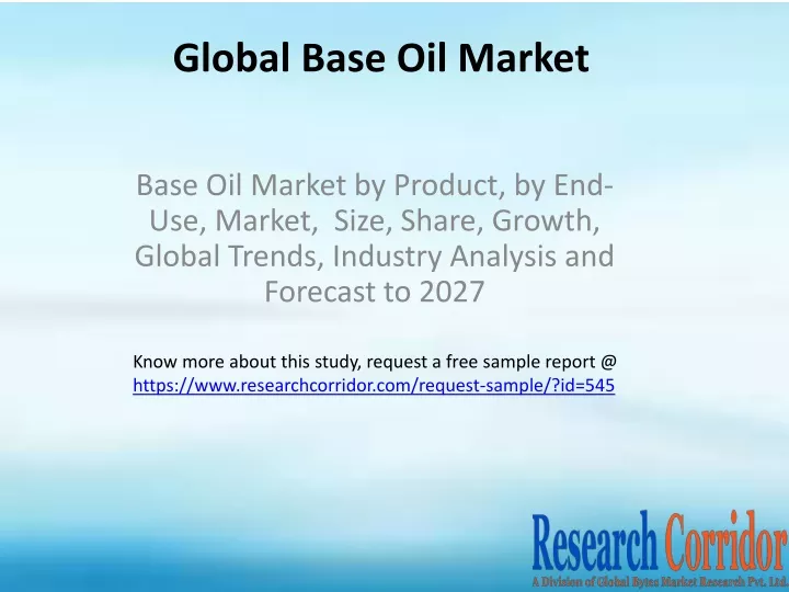 global base oil market