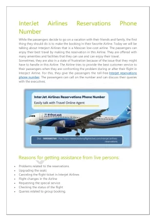 interjet number