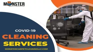 Vital Covid-19 cleaning services San Diego | Monster Cleaning