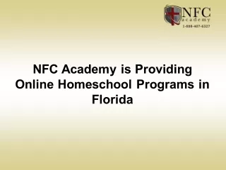 NFC Academy is Providing Online Homeschool Programs in Florida