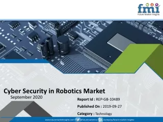 cyber security in robotics market