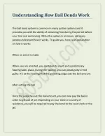 Understanding How Bail Bonds Work - slide 1