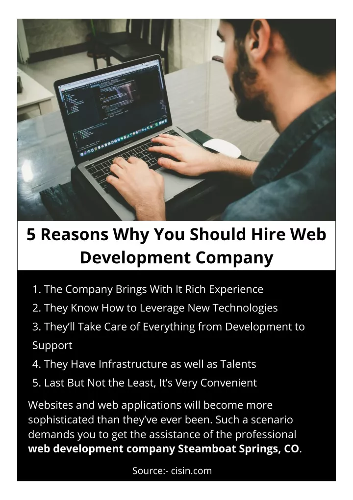 5 reasons why you should hire web development
