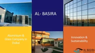 Al Basira - Reputed Aluminium and Glass Companies in Dubai