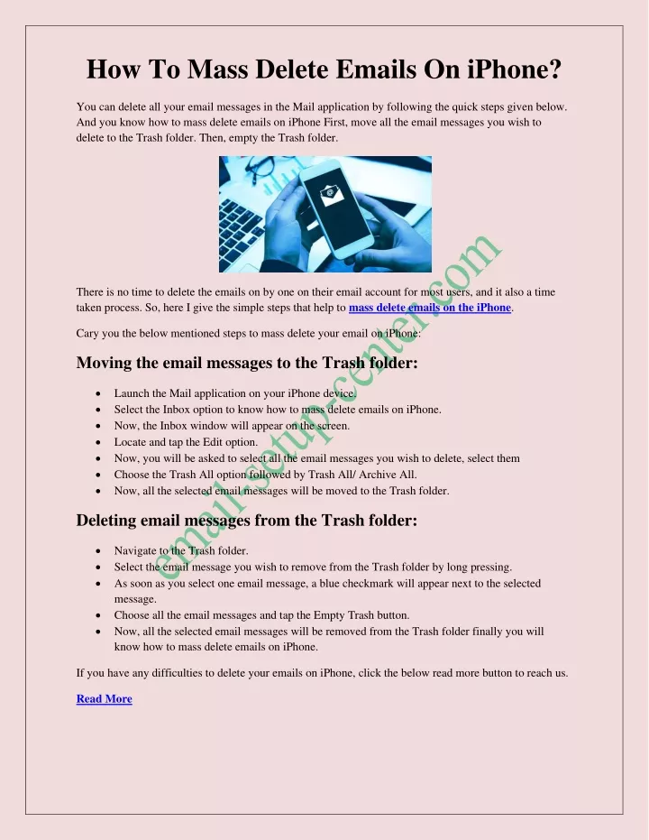 how-to-mass-delete-emails-on-iphone-youtube