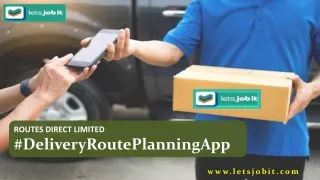 Delivery Route Planning App