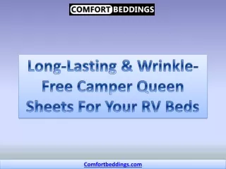 long lasting wrinkle free camper queen sheets