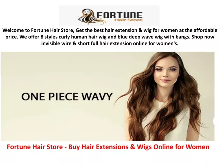 fortune hair store buy hair extensions wigs online for women