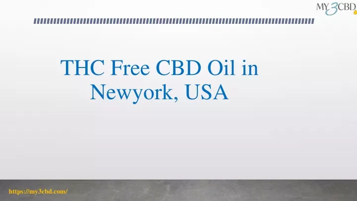 thc free cbd oil in newyork usa