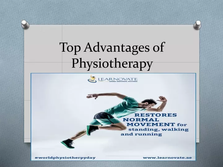 top advantages of physiotherapy