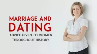 Marriage And Dating Advice Given To Women Throughout History