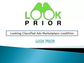 Looking Classified Ads Marketplace-LookPrior