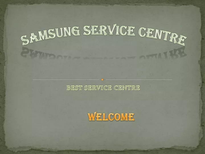 samsung service centre