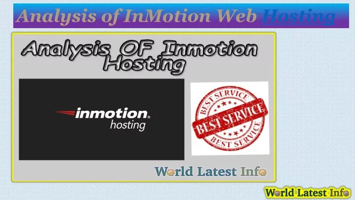 analysis of inmotion web hosting