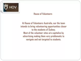 Youth Volunteering Sydney