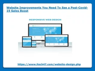 Website Improvements You Need To See a Post-Covid-19 Sales Boost