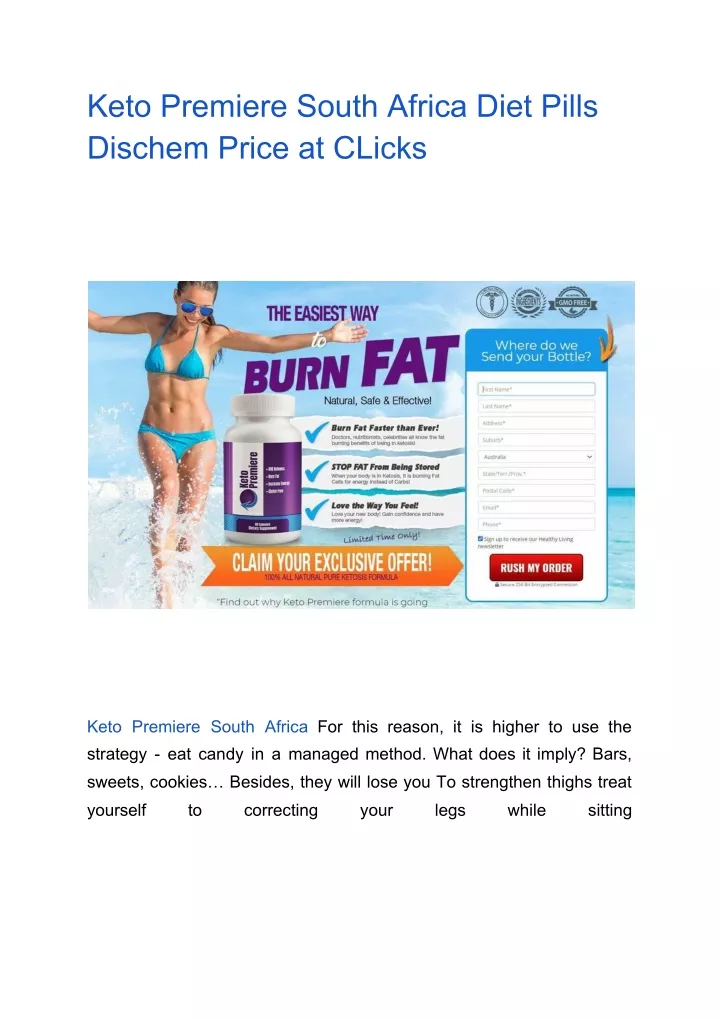 keto premiere south africa diet pills dischem