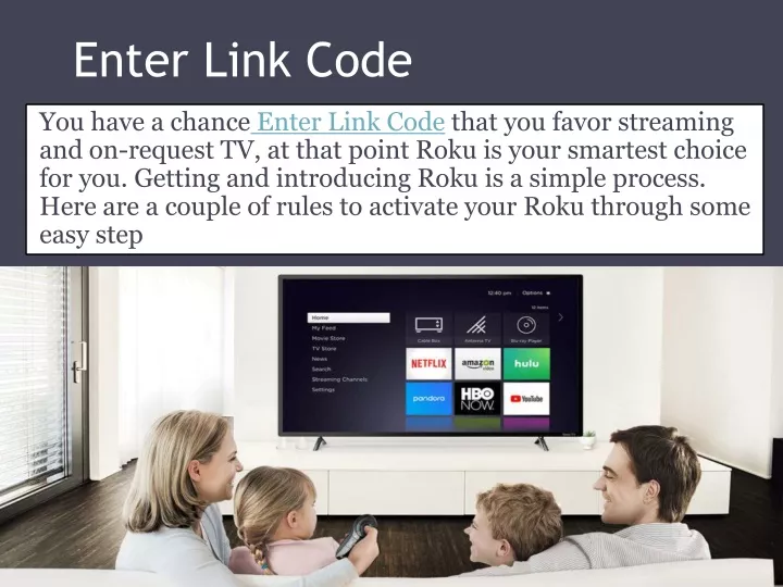 enter link code