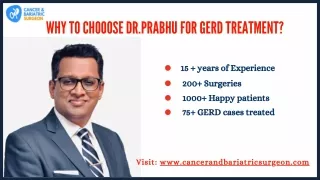 GERD Treatment | Upper GI Cancer Surgeon in Bangalore