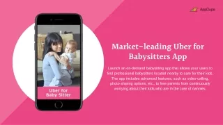 On Demand Babysitting App - AppDupe