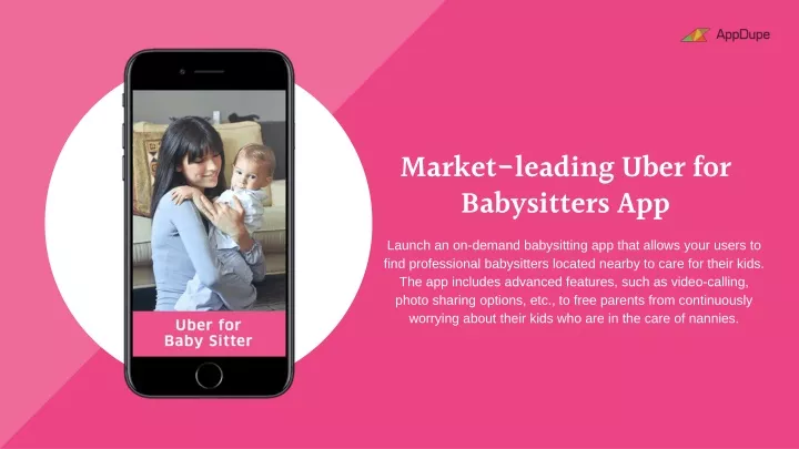 market leading uber for babysitters app