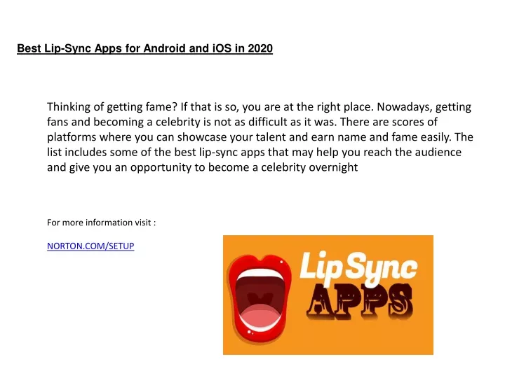 best lip sync apps for android and ios in 2020