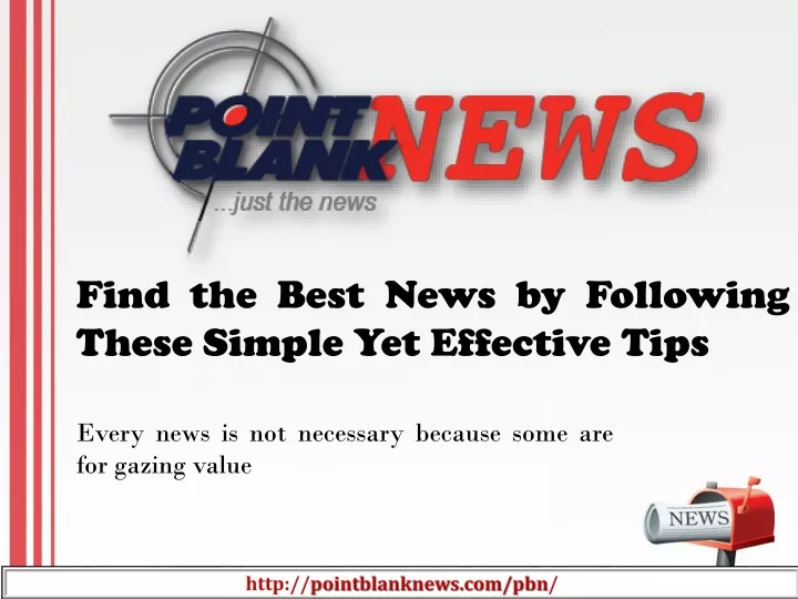 find the best news by following these simple