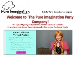 Party Characters For Hire In Orange County
