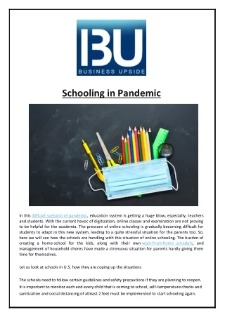 schooling in pandemic