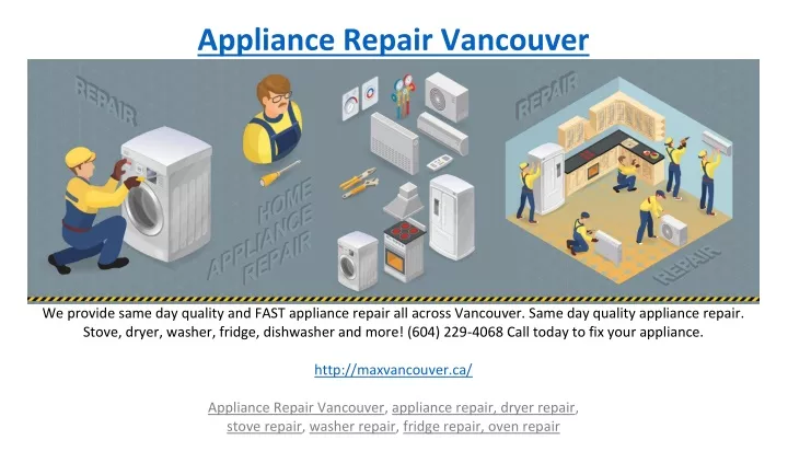 appliance repair vancouver
