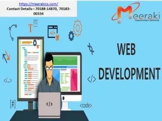 Top-rated web development services at Meeraki CS