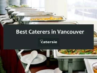 Catersie - Best Caterers in Vancouver