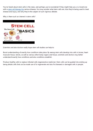 you ve heard about stem cells in the news