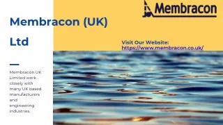 Membracon (UK) Ltd - Water Treatment