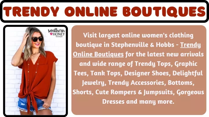 trendy online boutiques