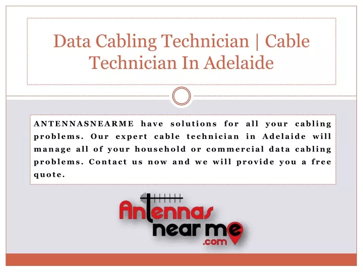 data cabling technician cable technician in adelaide