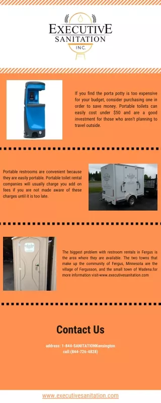 Porta Potty Alexandria MN