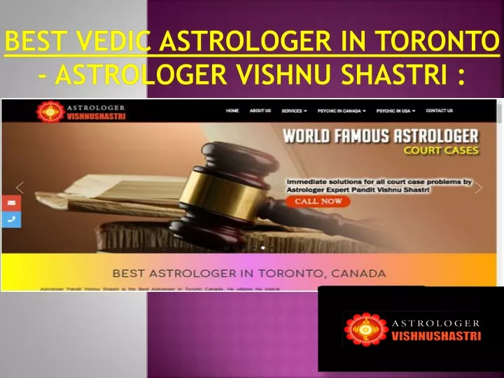 best vedic astrologer in toronto astrologer vishnu shastri