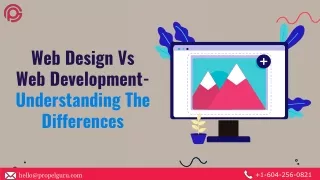 Web Design Vs Web Development-Understanding The Differences