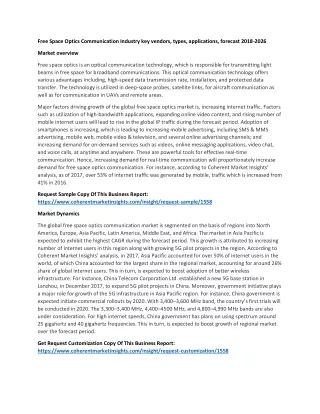 free space optics communication industry