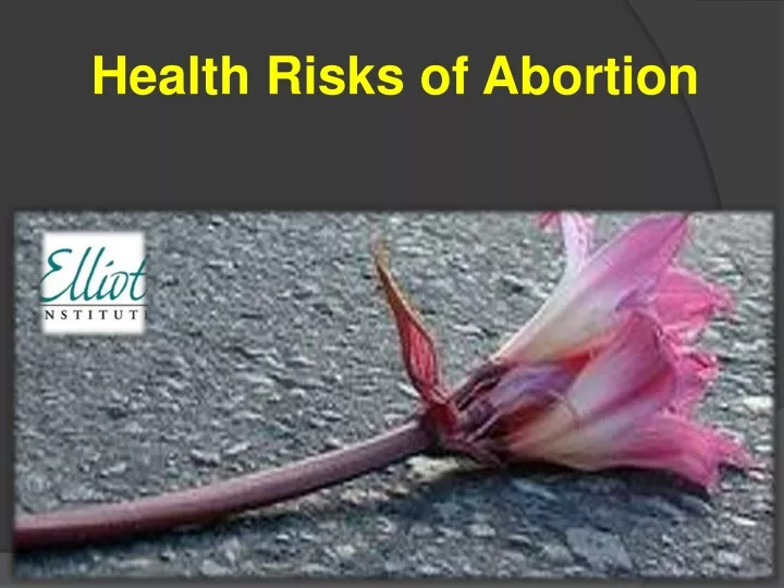health risks of abortion