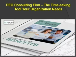 peo consulting firm the time saving tool your