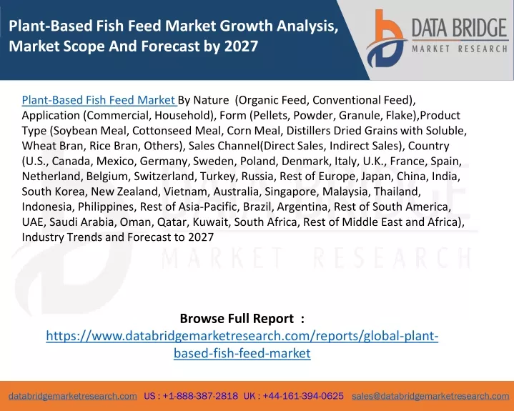 plant based fish feed market growth analysis