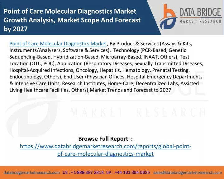 point of care molecular diagnostics market growth