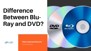 Difference Between Blu-Ray And DVD