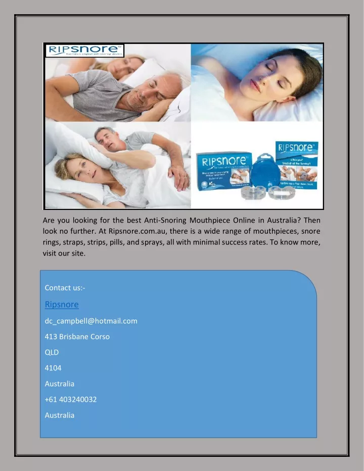 are you looking for the best anti snoring