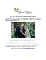All You Need To Know About Affordable Wedding Photographer Melbourne.