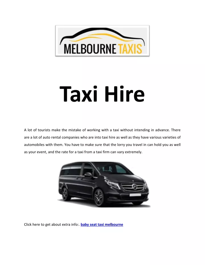 taxi hire