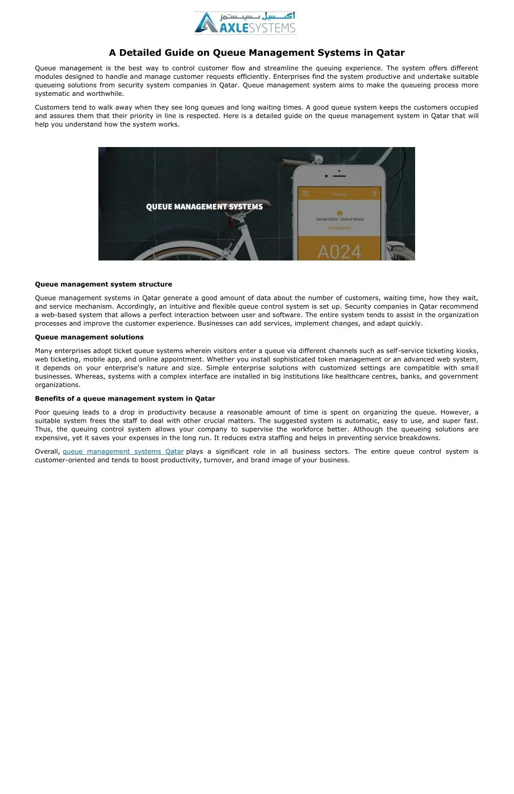 PPT - A Detailed Guide on Queue Management Systems in Qatar PowerPoint ...